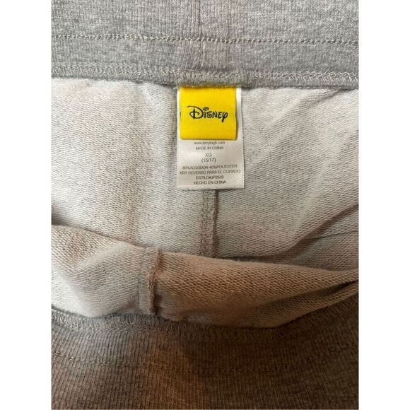 Disney Women's Gray Mickey Mouse Print Drawstring Jogger Pants Size XL 15/17 - Picture 2 of 10